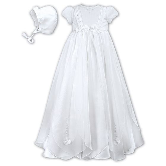 Sarah Louise Christening Gown & Bonnet – 1050